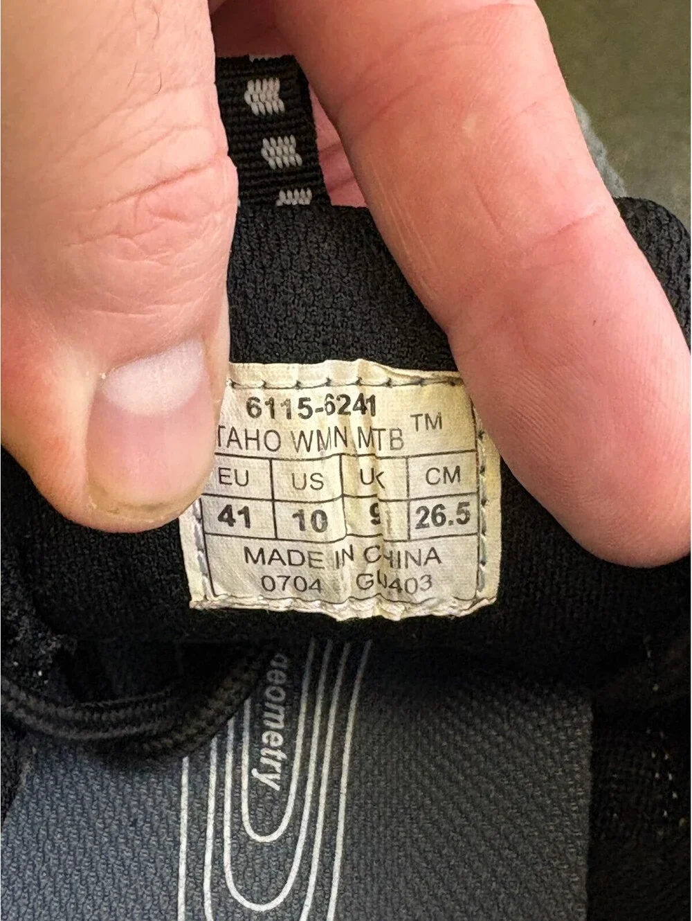 Specialized Tahoe Wmn MTB Cycling Shoes Size EU 41 US 10 Grey Black